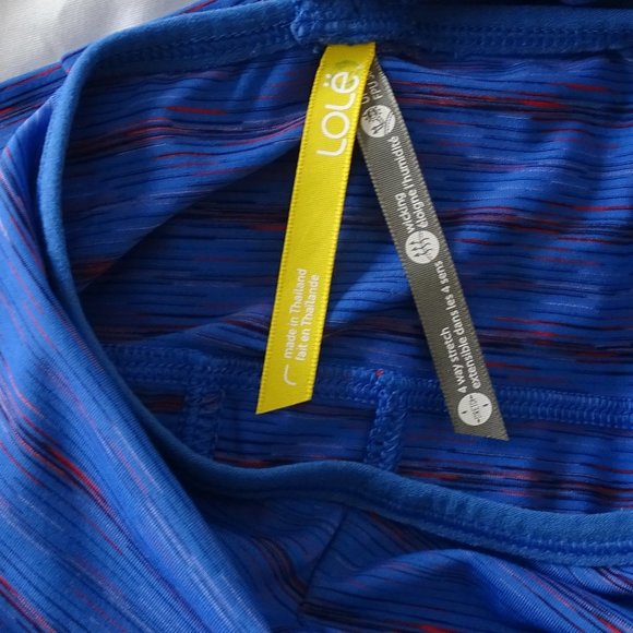 LOLE Blue Tank with Braided Racerback - Picture 4 of 9